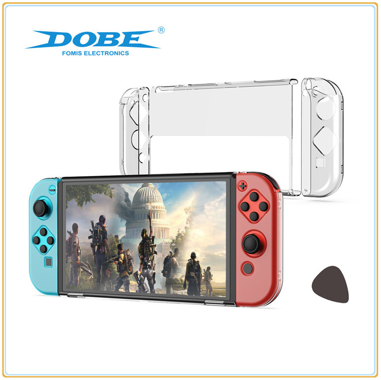 DOBE正品Switch OLED手柄套NS主机水晶壳清水套TPU套手柄壳保护套 - 图2