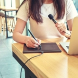 Hanwang Yinyin управляет панелью панель компьютерной записи платы ввода платы рукописная клавиатура Q Pioneer