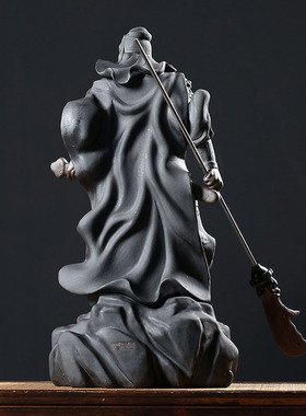 陶瓷武财神关公神像武圣关帝关羽关二爷店铺开业礼品招财镇宅摆件