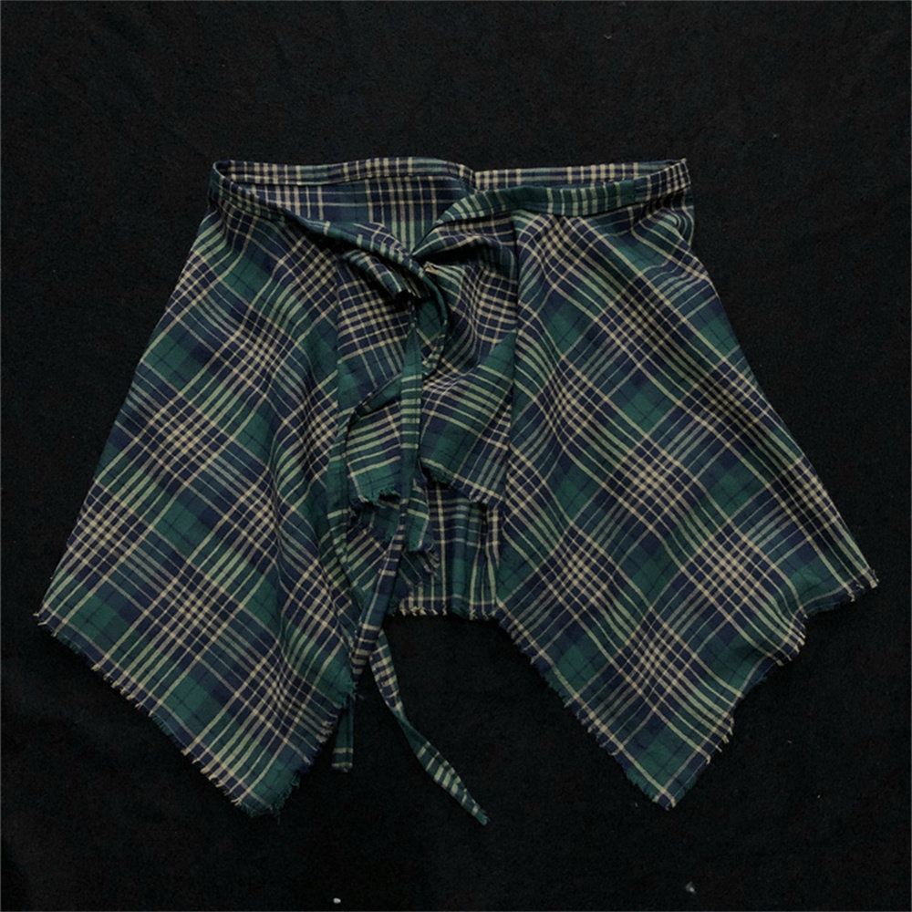 复古风格子屁帘腰带男百搭嘻哈风叠穿下摆系带腰封女生裙摆罩衫潮,淘宝优惠券,粉丝福利购,淘宝优惠卷