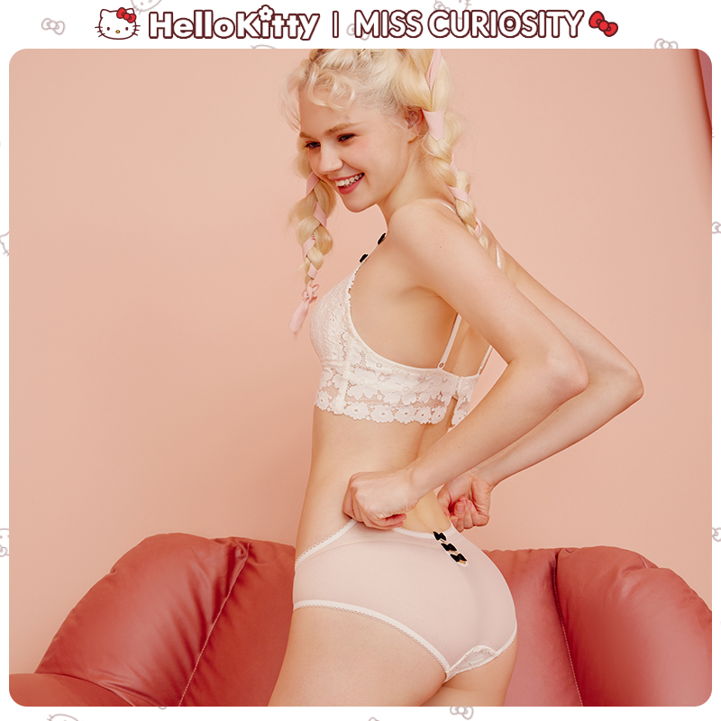 好奇蜜斯hellokitty法式蕾丝女胸罩 好奇蜜斯文胸