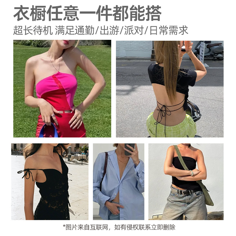 好奇蜜斯乳贴女防凸点胸贴吊带婚纱用防走光隐形乳头贴超薄硅胶夏 - 图2