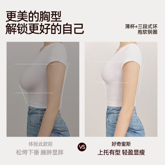 The popular big-breasted slimming pure lust lace bra