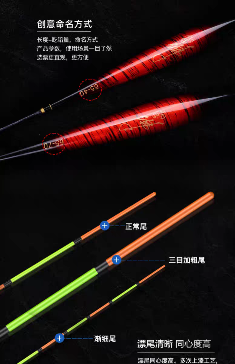 化氏大佛手孔雀羽浮漂加粗醒目高灵敏行程鲫鲤鱼黑坑休闲野钓芦苇,淘宝优惠券,粉丝福利购,淘宝优惠卷