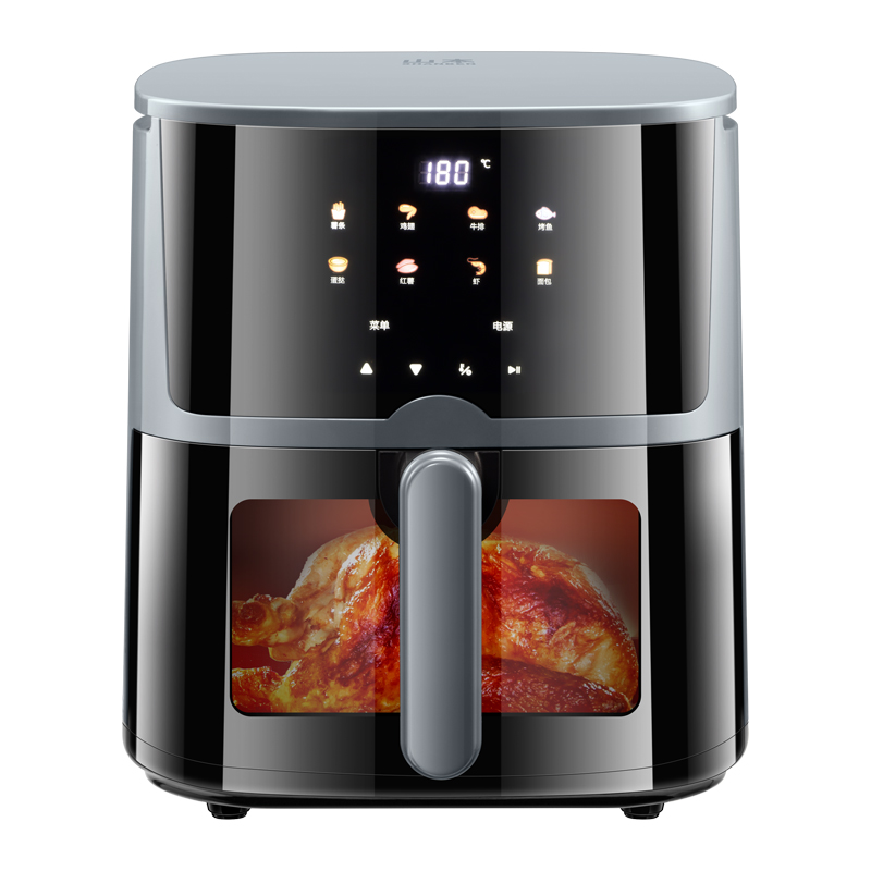 山本空气炸锅家用新款透明可视电炸锅多功能大容量烤箱智能一体机 - 图0