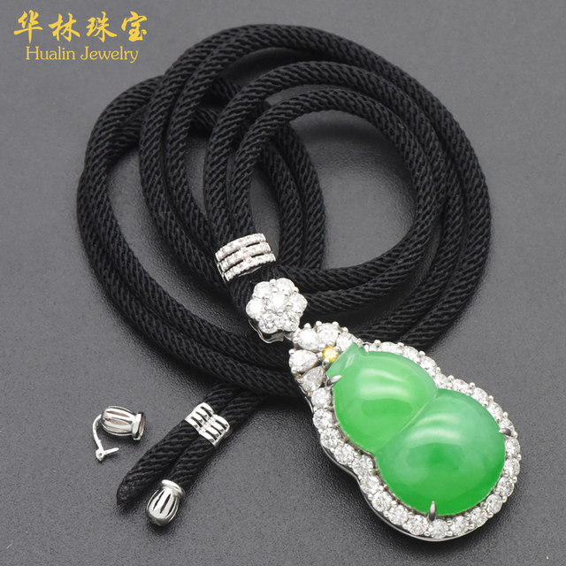 18K gold high cargo rope detachable tail cap lanyard
