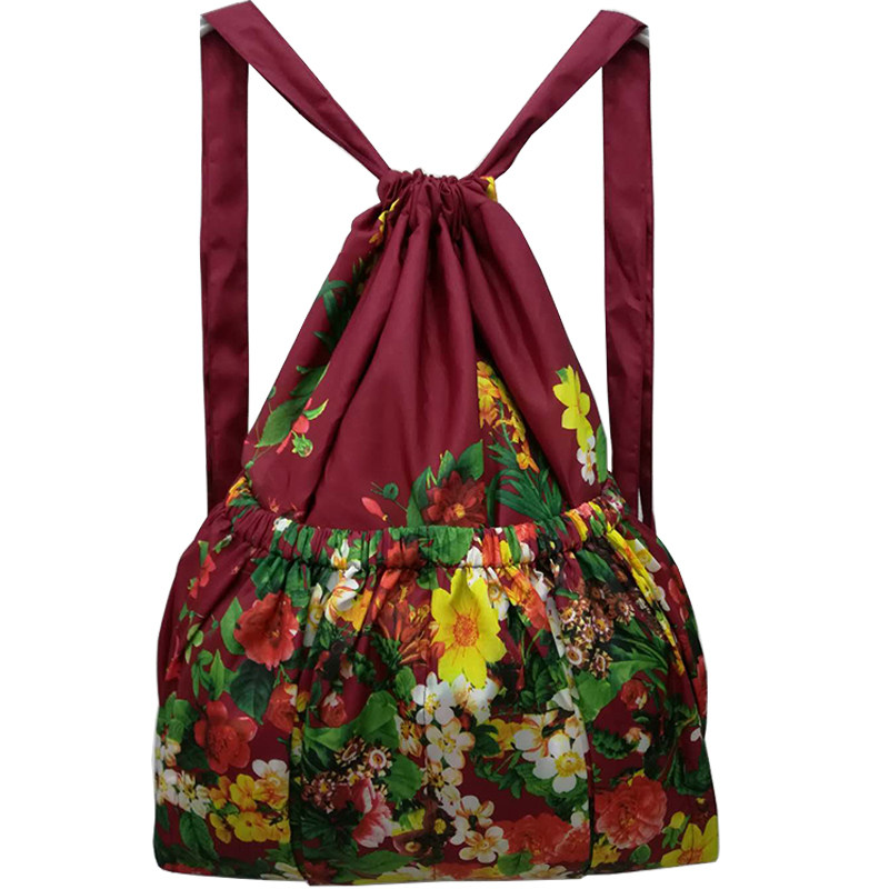 抽绳束口大容量防水包包2026新款时尚尼龙布双肩包女百搭简易背包,淘宝优惠券,粉丝福利购,淘宝优惠卷