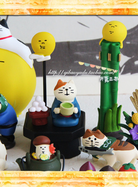 树脂摆件日式zakka呆萌系中秋潮玩