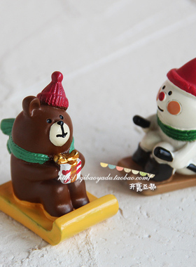 树脂摆件日系桌面公仔微景观摆件