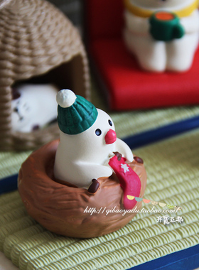 日式风公仔树脂车载摆件