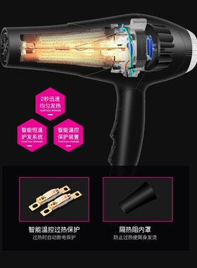 电吹风机1.8米家用可折叠