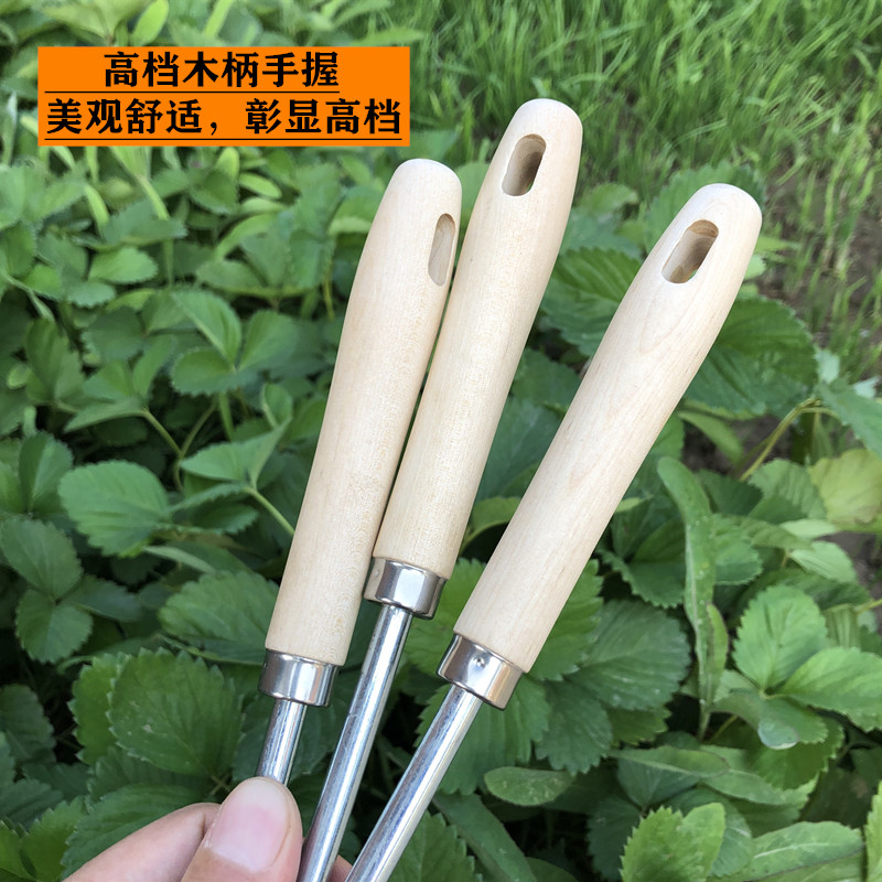 锰钢割韭菜专用工具家用除草SK5钢特快农用小镰刀菜园割蔬菜除草 - 图3