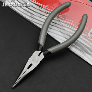 京选尖嘴钳5寸迷你小钳子多功能压线尖口尖咀手工钳电工绝缘手钳