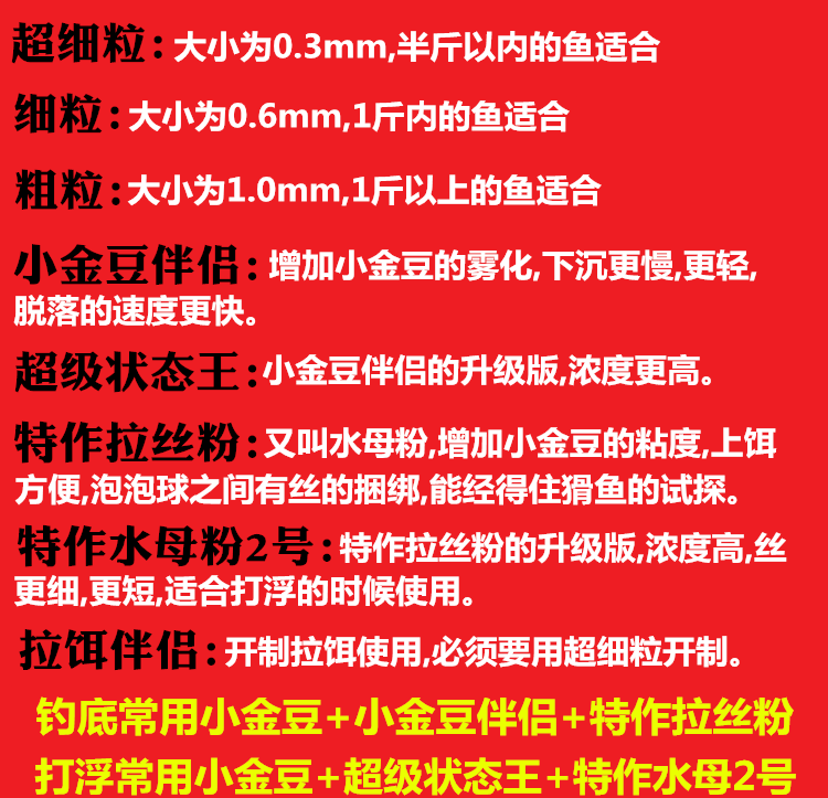 郑益村钓具百万小金豆鱼食泡泡球浮水颗粒黑坑滑口回锅鲫鲤鱼饵料-图2