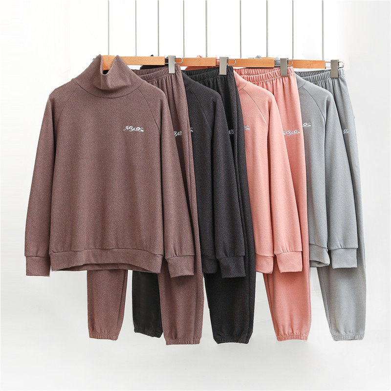 宅宅裤保暖睡衣女套装宽松长袖保暖可外穿德绒束脚大码休闲家居服,淘宝优惠券,粉丝福利购,淘宝优惠卷