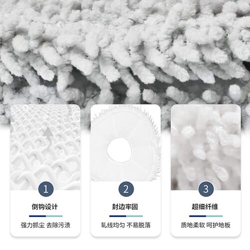 适用云鲸J2配件清洁剂扫地机器人尘盒J1抹拖布支架边滚刷滤网耗材 - 图2