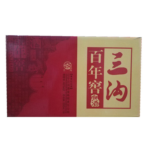三沟白酒 三沟红百年窖42度整箱6瓶×500mL兼香型礼品酒纯粮白酒 - 图2