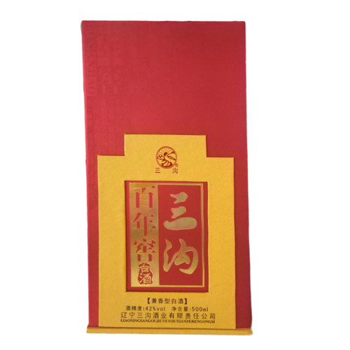 三沟白酒 三沟红百年窖42度整箱6瓶×500mL兼香型礼品酒纯粮白酒 - 图3