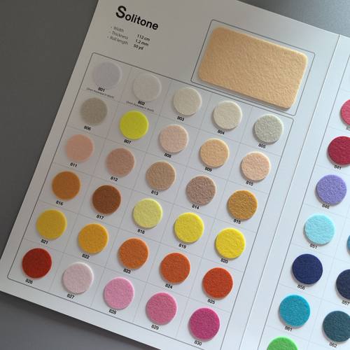 【布妮坊】1.2mm 薄纯色韩国进口不织布 手工饰品玩偶diy布料 - 图1