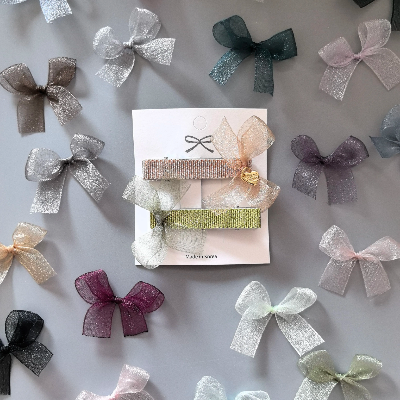 日本进口珠光雾面雪纱欧根纱手工diy小蝴蝶结发夹耳饰品宠物装饰,淘宝优惠券,粉丝福利购,淘宝优惠卷