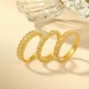 Chao Acer Intangible Cultural Heritage Filigree Thousand Gold Gold Diamond Ring Pure Gold Ring 5G Gold Ancient Method Gold Light Luxury Gift W