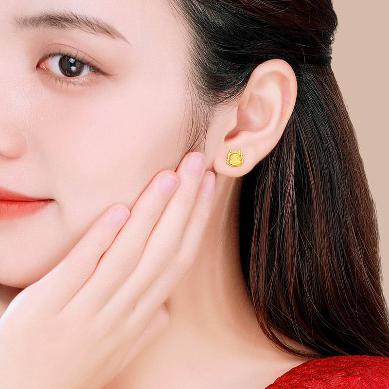  潮宏基珠宝耳饰