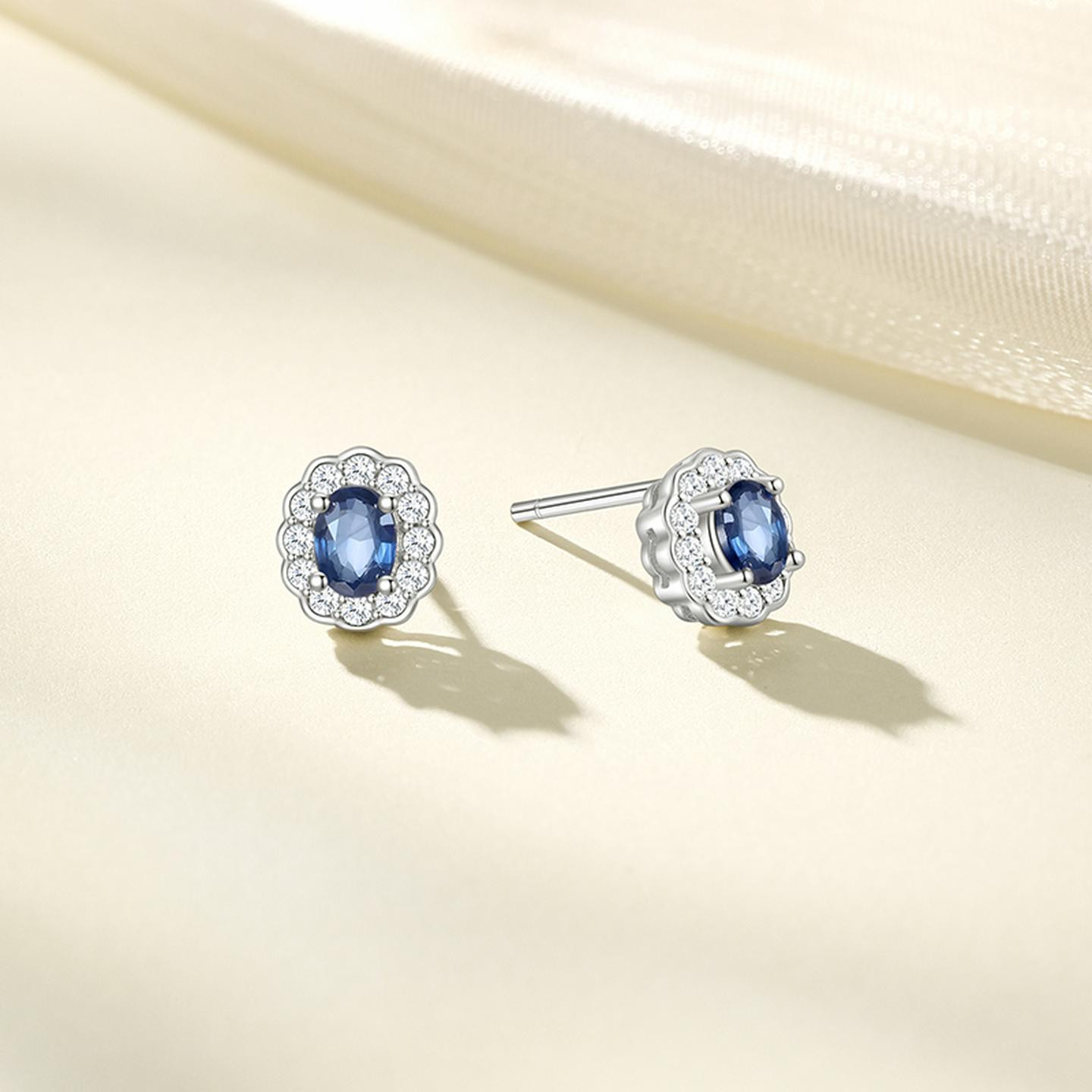 潮宏基追光s925银蓝宝石耳钉银饰耳饰礼物高级送女友妈妈礼物,淘宝优惠券,粉丝福利购,淘宝优惠卷