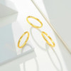 Trendy Acer resurgence trendy pure gold ring