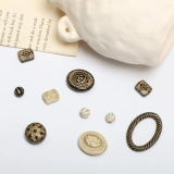 Ретро антикварный акриловый аксессуар ручной работы, серьги, аксессуары, материал