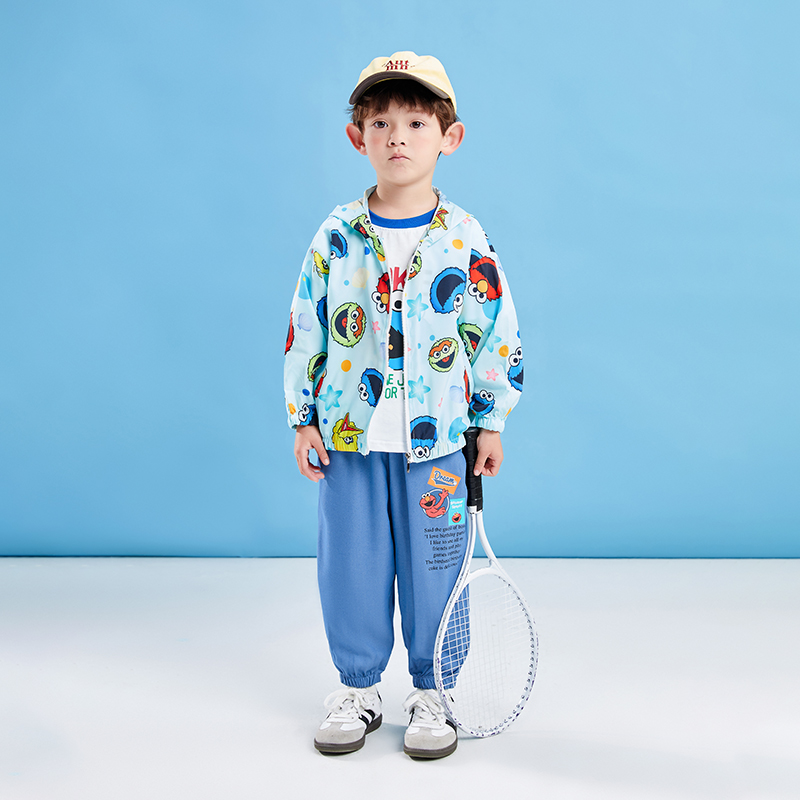 芝麻街儿童满印防晒衣夏季中小童皮肤衣夏季女童皮肤衣外套_呵护贝比童装_童装/婴儿装/亲子装-第5张图片-提都小院 芝麻街儿童满印防晒衣夏季中小童皮肤衣夏季女童皮肤衣外套_呵护贝比童装_童装/婴儿装/亲子装-第5张图片-提都小院