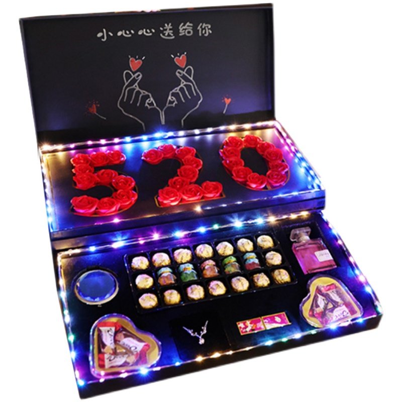 七夕情人节礼物送女友老婆实用闺蜜生日天使之翼浪漫表白创意礼品