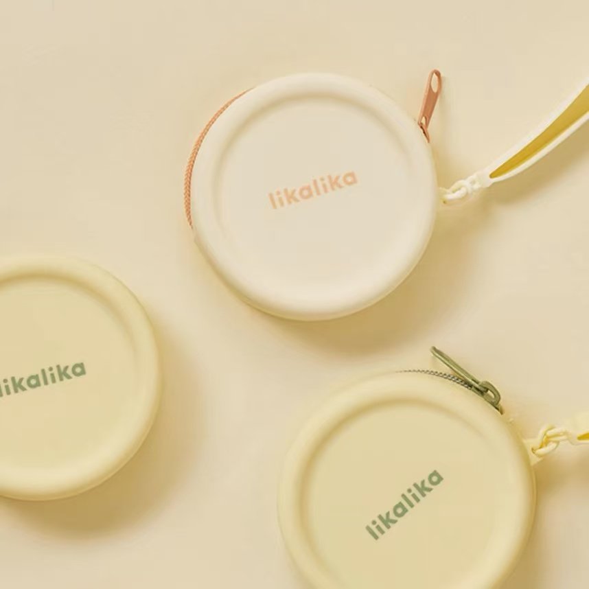 韩国正品likalika宠物遛狗包硅胶圆形零食包收纳包手拿包挂包小包,淘宝优惠券,粉丝福利购,淘宝优惠卷