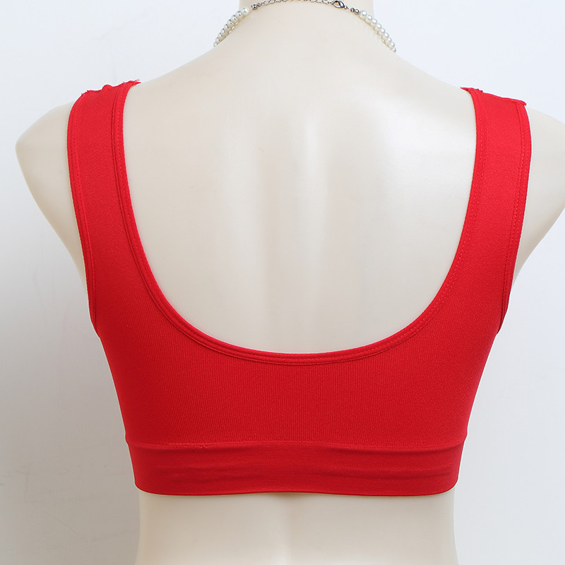 大码中老年人胸罩本命年红色无钢圈妈妈内衣裤套装背心式文胸马年,淘宝优惠券,粉丝福利购,淘宝优惠卷