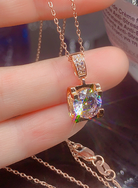 牛头吊坠结婚链锁骨链