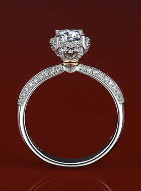 时尚日常手捧花钻石戒指