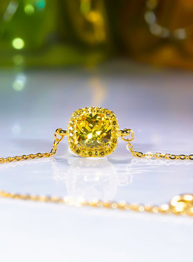 莫桑石群镶满钻方钻手链2克拉