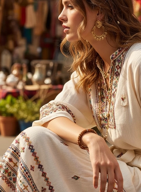 白敬亭同款印度老山檀药片手串珠镶金银彩钻隔片单圈男女菩提手链