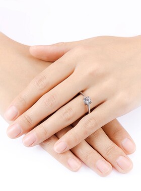 新款厂家 欧美简约八心八箭钻对戒时尚锆石情侣订婚结婚表白戒指