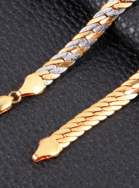 18k韩版现货古巴链新品