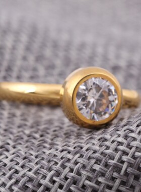 新款欧美简约个性钻可拆卸女士尾戒 时尚钛钢戒指不锈钢戒指