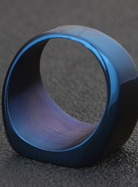 新款亚马逊热卖欧美个性18MM不锈钢翅膀戒指自由之翼钛钢百搭指环