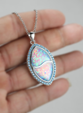 欧泊眼镜时尚风学生韩版锁骨链