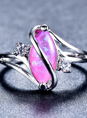 新款跨境热卖澳宝S形戒指时尚百搭