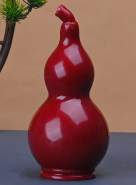 天然原矿朱砂紫金砂八卦福禄葫芦祝福摆件镇宅转运家用客厅装饰品