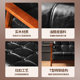 Living room sofa oil wax leather negotiation reception coffee table combination