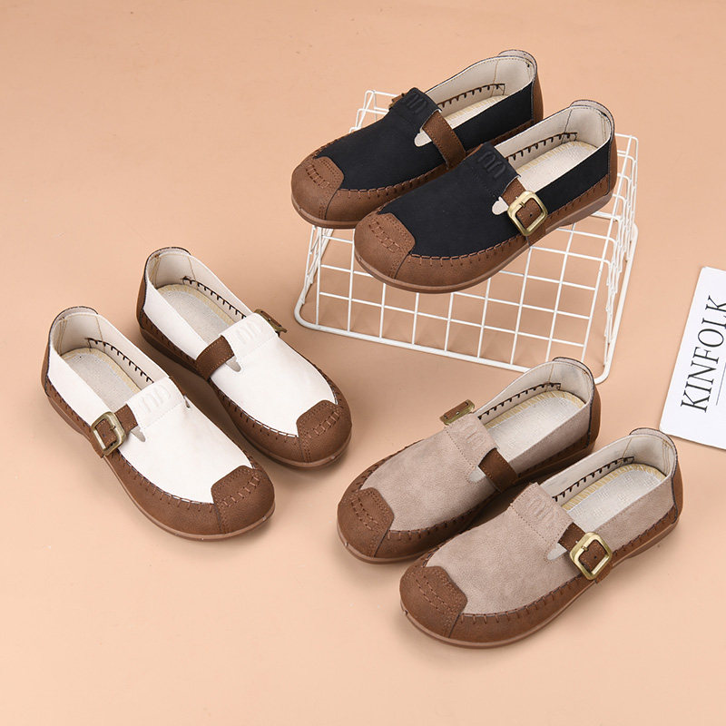 春秋老北京布鞋女新款轻便舒适妈妈单鞋平底防滑不累脚女士豆豆鞋,淘宝优惠券,粉丝福利购,淘宝优惠卷