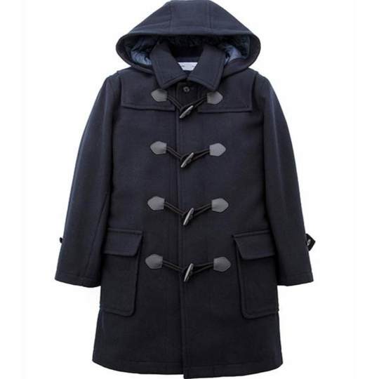 Mid-length wool autumn and winter DK coat