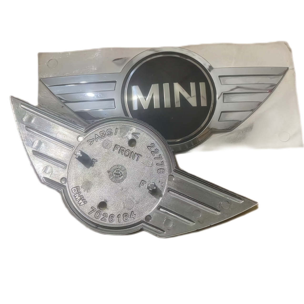 迷你MINI车头logo标贴cooper R55R56R60F56F55机盖标后盖标 - 图1