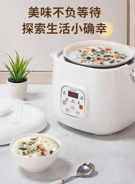家用迷你电饭煲智能预约1-2人2l