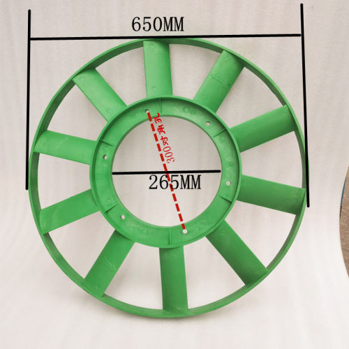 现货气泵11kw/15KW活塞式空压机风叶轮塑料风扇散热轮直径580/650-图1